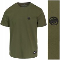 Koszulka Męska Tshirt Z Krótkim Rękawem Pit Bull Small Logo Oliwkowy Xl PITBULL