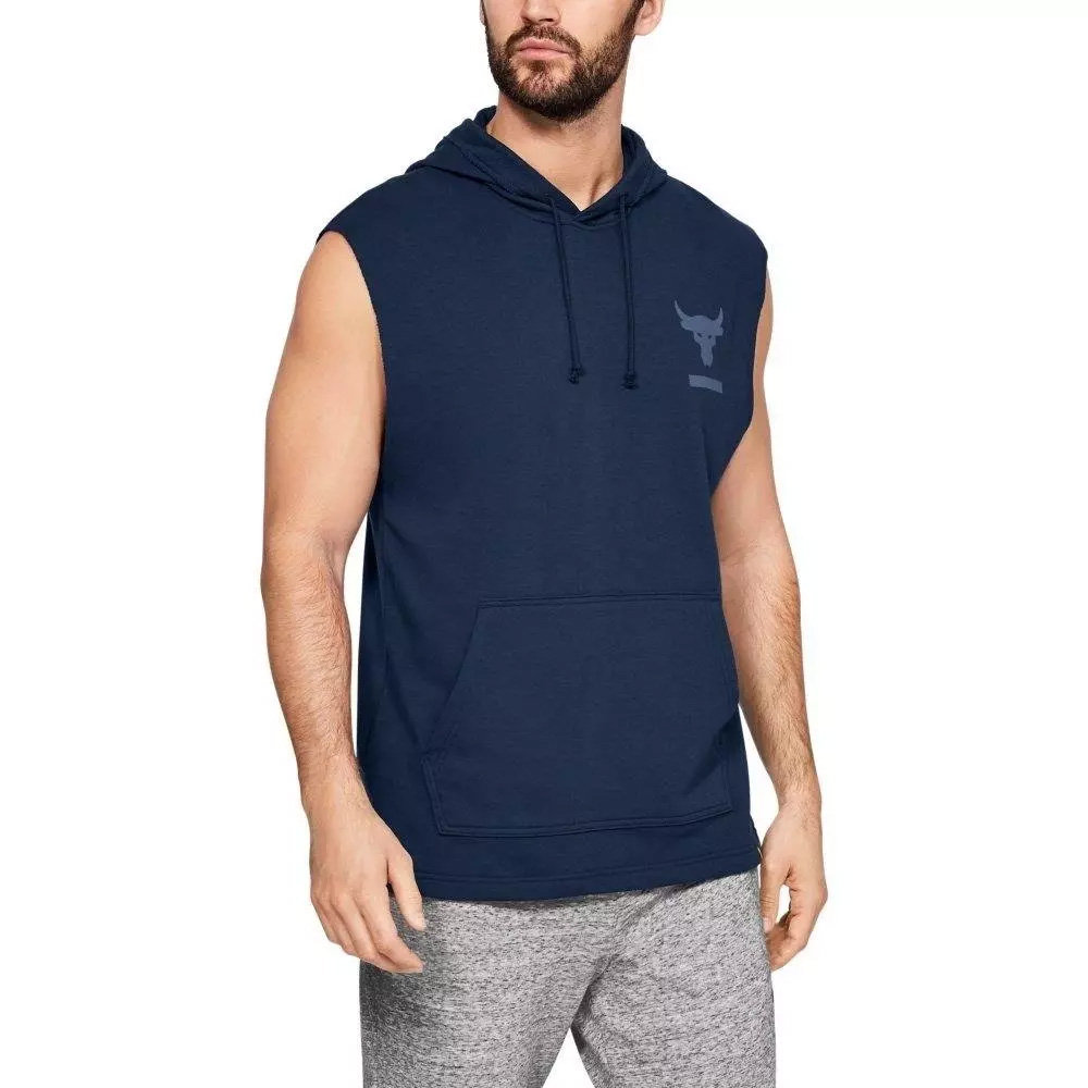 Koszulka męska Under Armour PROJECT ROCK TERRY SL HOOD -S - Under