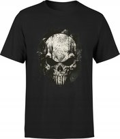 Koszulka męska z czaszką Punisher gotycka czaszka 3 metal T-shirt męski