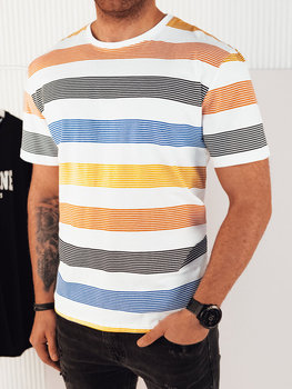 Koszulka męska z nadrukiem biała Dstreet RX5428-L - Inna marka