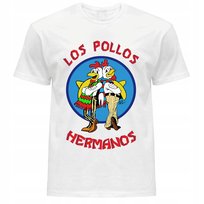 Koszulka Męska Z Nadrukiem Breaking Bad Los Pollos Hermano M ARTEX FASHION