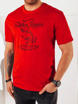 Koszulka męska z nadrukiem czerwona Dstreet RX5364-XXL - Inna marka