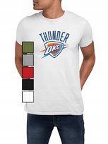 Koszulka Męska Z Nadrukiem Dla Fana Nba Koszykówka Thunder Oklahoma -S Inna marka