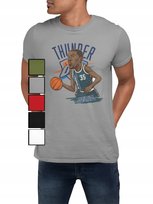 Koszulka Męska Z Nadrukiem Dla Fana Nba Koszykówka Thunder Oklahoma -S Inna marka