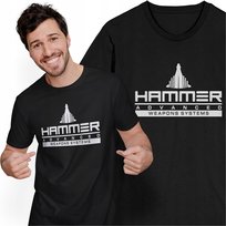 Koszulka Męska z Nadrukiem Hammer Stark Industries Marvel Iron Man Komiksy Freshtop