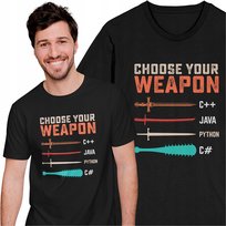Koszulka Męska z Nadrukiem Java T-shirt dla Informatyka Programisty Freshtop
