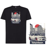 Koszulka męska z nadrukiem JDM Tokyo auto tshirt czarna L DEYORA