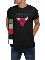Koszulka Męska Z Nadrukiem Nba Chicago Bulls Koszykarz Dla Fana -L Inna marka