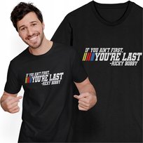 Koszulka Męska z Nadrukiem Ricky Bobby Demon Prędkości NASCAR Wyścigi Freshtop