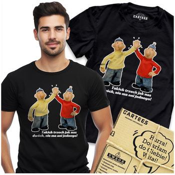 Koszulka Męska Z Nadrukiem Sąsiedzi Idealna Koszulka Do Pracy Bawełna - Gartees