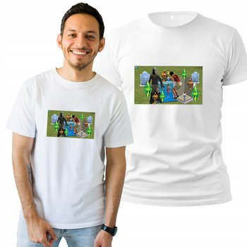 Koszulka Męska Z Nadrukiem  T-shirt Na Prezent The Sims Śmierć S - Plexido