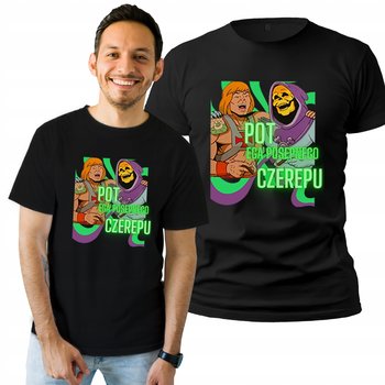 Koszulka Męska Z Nadrukiem  T-shirt Prezent He Man Potęga XXL - Plexido