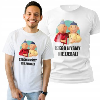 Koszulka Męska Z Nadrukiem  T-shirt Prezent Sąsiedzi Czego Myśmy XL - Plexido