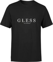 Koszulka męska ze śmiesznym napisem GŁESS Los Angeles T-shirt męski