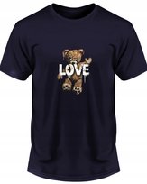 Koszulka męski Miś Teddy z napisem LOVE T-shirt męski