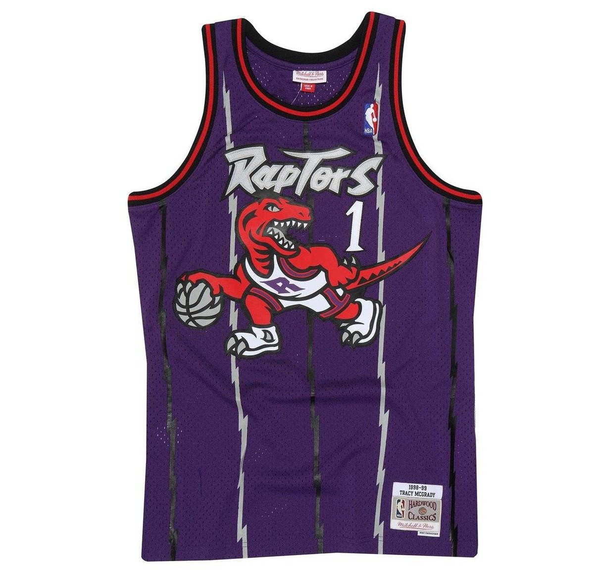 Cortavientos de baloncesto NBA Mitchell and Ness ️ Toronto Raptors