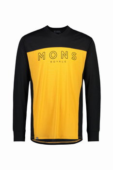 Koszulka Mons Royale Vt Mons Ol Black Gold Męska S - Inna marka