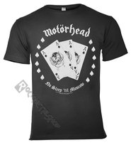 koszulka MOTORHEAD - CARDS ciemnoszara-S Inna marka