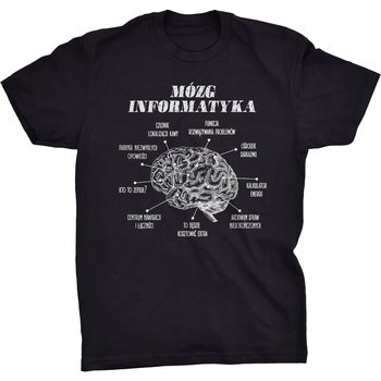 Koszulka Mózg Informatyka Śmieszny Prezent - GILDAN
