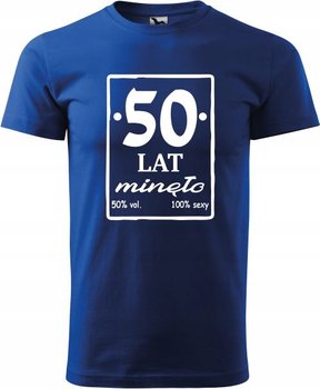 Koszulka na 50 urodziny 50 lat minęło Super prezent dla Niego męska S/Aradena - Inna marka