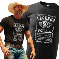 Koszulka na 50 urodziny Legenda 50 Premium Super prezent dla Niego męska 4XL/Aradena Inna marka