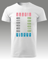 Koszulka na Dzień Babci Kolorowa Babcia SNO / Biały L Przód