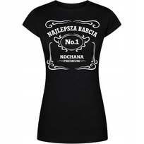 KOSZULKA NA DZIEŃ BABCI Z NADRUKIEM BABCIA NUMER 1 SUPER NA PREZENT HIT 3XL