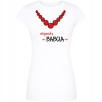KOSZULKA NA DZIEŃ BABCI Z NADRUKIEM ŚMIESZNA IDEALNY PREZENT DLA BABCI M