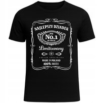 Koszulka Na Dzień Dziadka Nadruk Najlepszy Dziadek Jack Daniels Prezent L