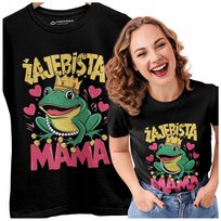 Koszulka Na Dzień Mamy Prezent Śmieszny Żajebista Mama T-Shirt Damski inna (Inny)