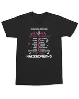 Koszulka na Dzień Mamy Szefowa wszystkiego Prezent Czarny M