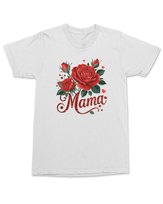 Koszulka na Dzień Matki Róże dla Mamy Biały M