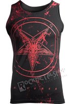 koszulka na ramiączkach AMENOMEN - PENTAGRAM GOAT (OMEN001KR ALLPRINT RED)-S Inna marka