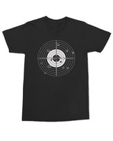 Koszulka na strzelnicę Tarcza Strzelecka Wojskowa Militarna Czarna L