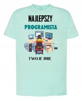 Koszulka Najlepszy Programista Twoje Imię r.L
