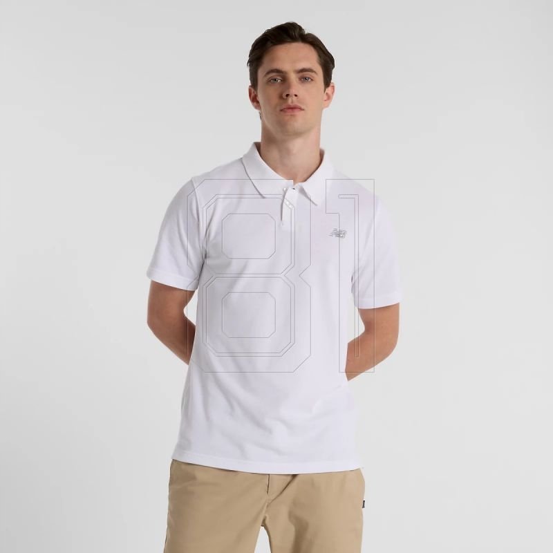Koszulka New Balance Cotton Pique Polo M MT51519WT 2XL New