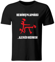 Koszulka Nie mówię po Japońsku, ale dużo rozumiem. Śmieszny t-shirt z nadrukiem, roz. XXL GiTees