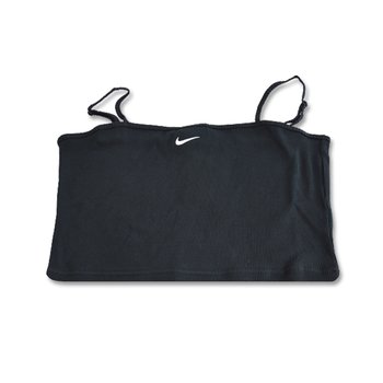 Koszulka Nike Essential Rib Crop Top Wmns Black/White - Dm6737-010-M - Nike