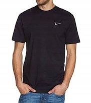 Koszulka Nike Męska Bawełniana T-Shirt Czarna Okrągły Dekolt Bv0507 R. M Nike