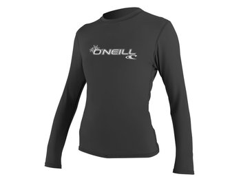O'Neill Basic Skins Manches Longues Fille - Protection UV UPF 50+, Séchage Rapide, Polyester/Élasthanne