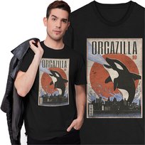 Koszulka Orcazilla Godzilla Potwór Japonia Kaiju Monsterverse Orka