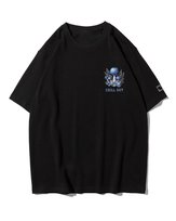 Koszulka oversize Chill Vibes Grzyb Minimalistyczna Czarny 3XL