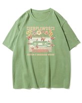 Koszulka oversize Kaseta Retro Stare Dobre Czasy Matcha XL