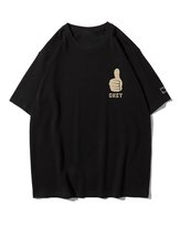 Koszulka oversize Kciuk w Górę Okey Minimalistyczna Czarny XL