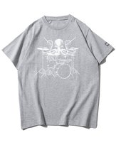 Koszulka oversize Kraken Perkusista Muzyka Prezent Szara 3XL