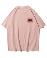 Koszulka oversize Personalizowana Klasyk Rocznik Różowy S