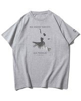 Koszulka oversize Próbuję Tańczyć Śmieszny Tekst Szara L