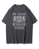 Koszulka oversize Queen We Will Rock You Muzyka Koncert Grafitowy 3XL