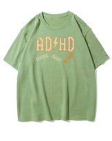 Koszulka oversize Rock ADHD Parodia ACDC na Prezent Matcha XL