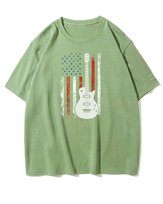Koszulka oversize Rock Gitara Amerykańska Muzyka Matcha 3XL